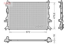 Chladič, chlazení motoru DENSO DRM10126