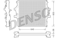 Chladič, chlazení motoru DENSO DRM12009