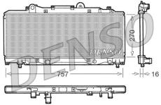 Chladič, chlazení motoru DENSO DRM13002