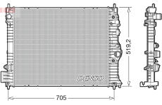 Chladič, chlazení motoru DENSO DRM15012