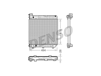 Chladič, chlazení motoru DENSO DRM17002