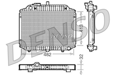 Chladič, chlazení motoru DENSO DRM17010