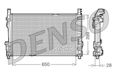 Chladič, chlazení motoru DENSO DRM17013
