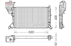 Chladič, chlazení motoru DENSO DRM17019