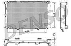 Chladič, chlazení motoru DENSO DRM17066