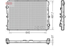 Chladič, chlazení motoru DENSO DRM17076
