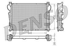 Chladič, chlazení motoru DENSO DRM17093