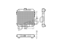 Chladič, chlazení motoru DENSO DRM20001