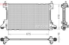 Chladič, chlazení motoru DENSO DRM20006
