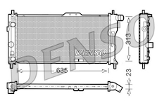 Chladič, chlazení motoru DENSO DRM20034