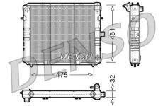 Chladič, chlazení motoru DENSO DRM20074