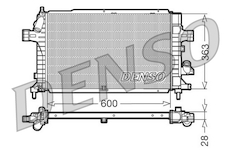 Chladič, chlazení motoru DENSO DRM20102