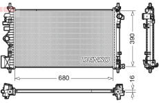 Chladič, chlazení motoru DENSO DRM20111