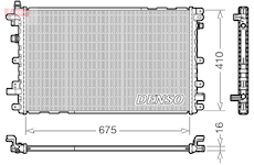 Chladič, chlazení motoru DENSO DRM20113