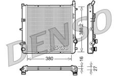 Chladič, chlazení motoru DENSO DRM21005