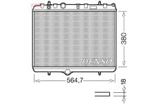 Chladič motora DENSO DRM21055