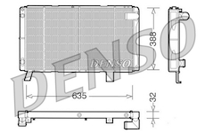 Chladič motora DENSO DRM21072