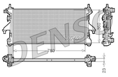 Chladič, chlazení motoru DENSO DRM21100