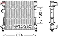 Chladič, chlazení motoru DENSO DRM22003