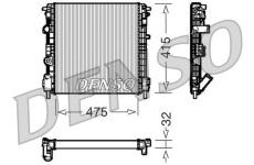 Chladič motora DENSO DRM23015