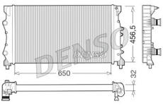 Chladič, chlazení motoru DENSO DRM23025