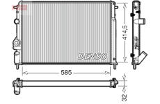 Chladič, chlazení motoru DENSO DRM23034