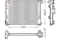 Chladič, chlazení motoru DENSO DRM23085