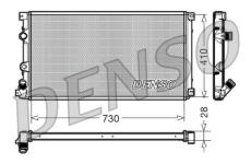 Chladič, chlazení motoru DENSO DRM23090