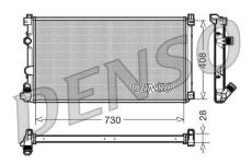 Chladič, chlazení motoru DENSO DRM23092