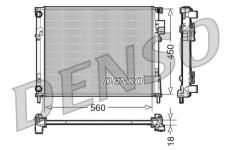 Chladič, chlazení motoru DENSO DRM23095