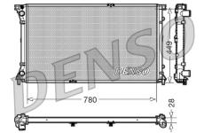 Chladič, chlazení motoru DENSO DRM23098