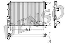 Chladič, chlazení motoru DENSO DRM23110