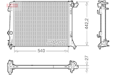 Chladič, chlazení motoru DENSO DRM23115