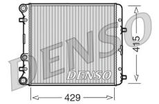 Chladič, chlazení motoru DENSO DRM27002