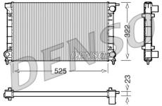 Chladič, chlazení motoru DENSO DRM32024