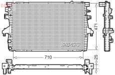 Chladič, chlazení motoru DENSO DRM32039