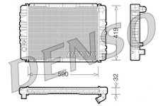 Chladič, chlazení motoru DENSO DRM33001