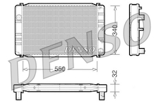 Chladič, chlazení motoru DENSO DRM33010