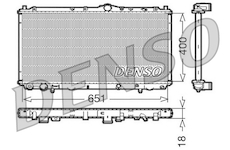 Chladič, chlazení motoru DENSO DRM33061