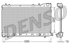Chladič, chlazení motoru DENSO DRM36001