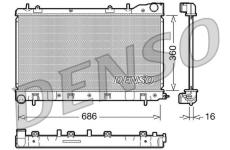 Chladič, chlazení motoru DENSO DRM36004