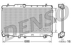 Chladič, chlazení motoru DENSO DRM36010