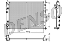 Chladič, chlazení motoru DENSO DRM36012