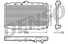 Chladič, chlazení motoru DENSO DRM40002