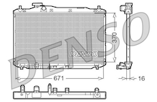 Chladič, chlazení motoru DENSO DRM40005