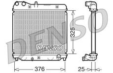 Chladič, chlazení motoru DENSO DRM40015