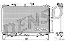 Chladič, chlazení motoru DENSO DRM40024