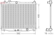 Chladič, chlazení motoru DENSO DRM40047