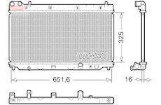 Chladič, chlazení motoru DENSO DRM40055