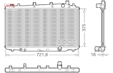 Chladič, chlazení motoru DENSO DRM40056